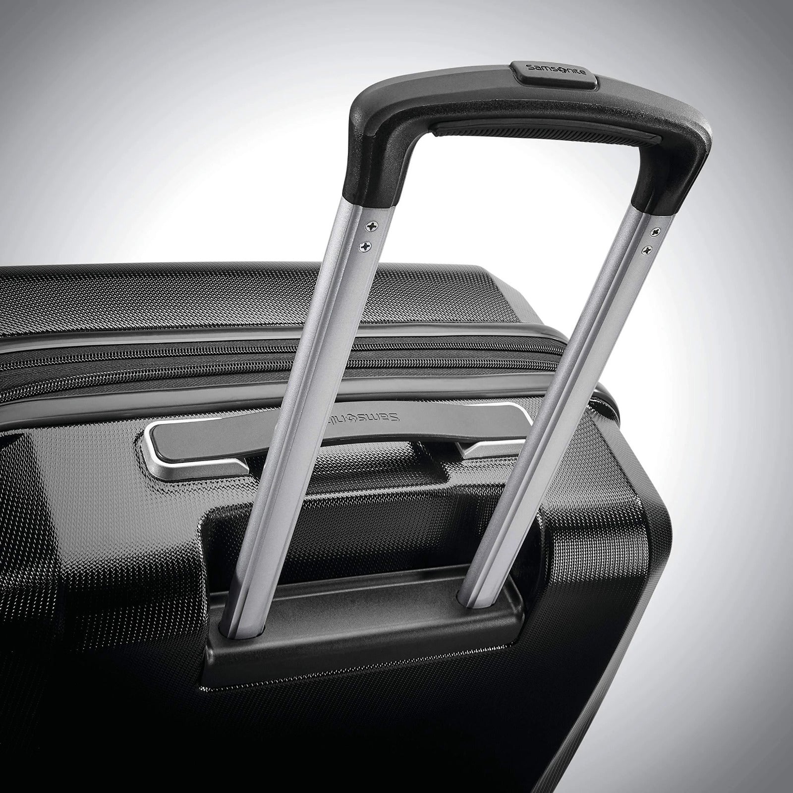 Samsonite Winfield 3 DLX Black Hardside Luggage – 100% Polycarbonate Scratch-Resistant Suitcase