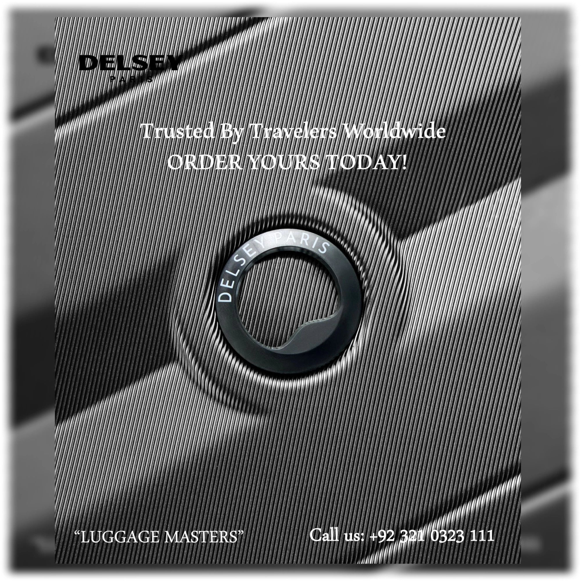 Premium DELSEY Comete Plus Greyish Black Hard Shell Luggage – 20″/24″/28″ Suitcase