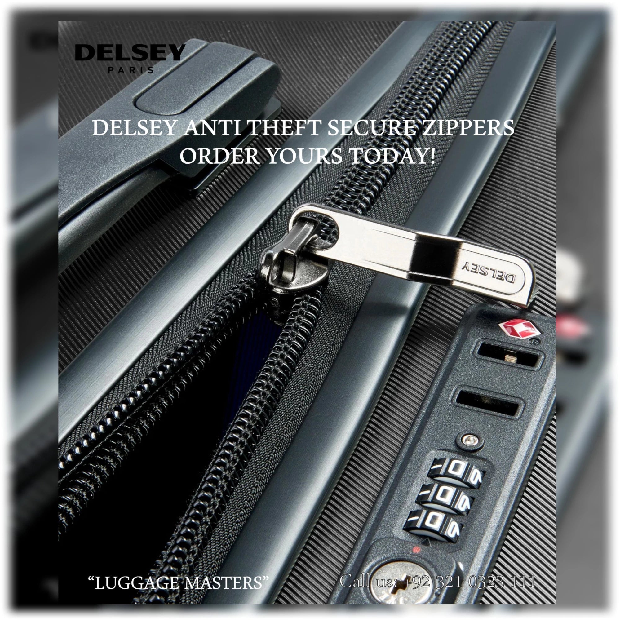 Premium DELSEY Comete Plus Greyish Black Hard Shell Luggage – 20″/24″/28″ Suitcase