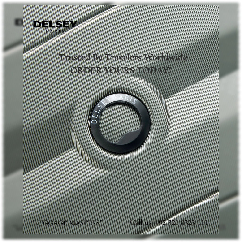 Premium DELSEY Comete Plus Iguana Green Hard Shell Luggage – 20″/24″/28″ Suitcase