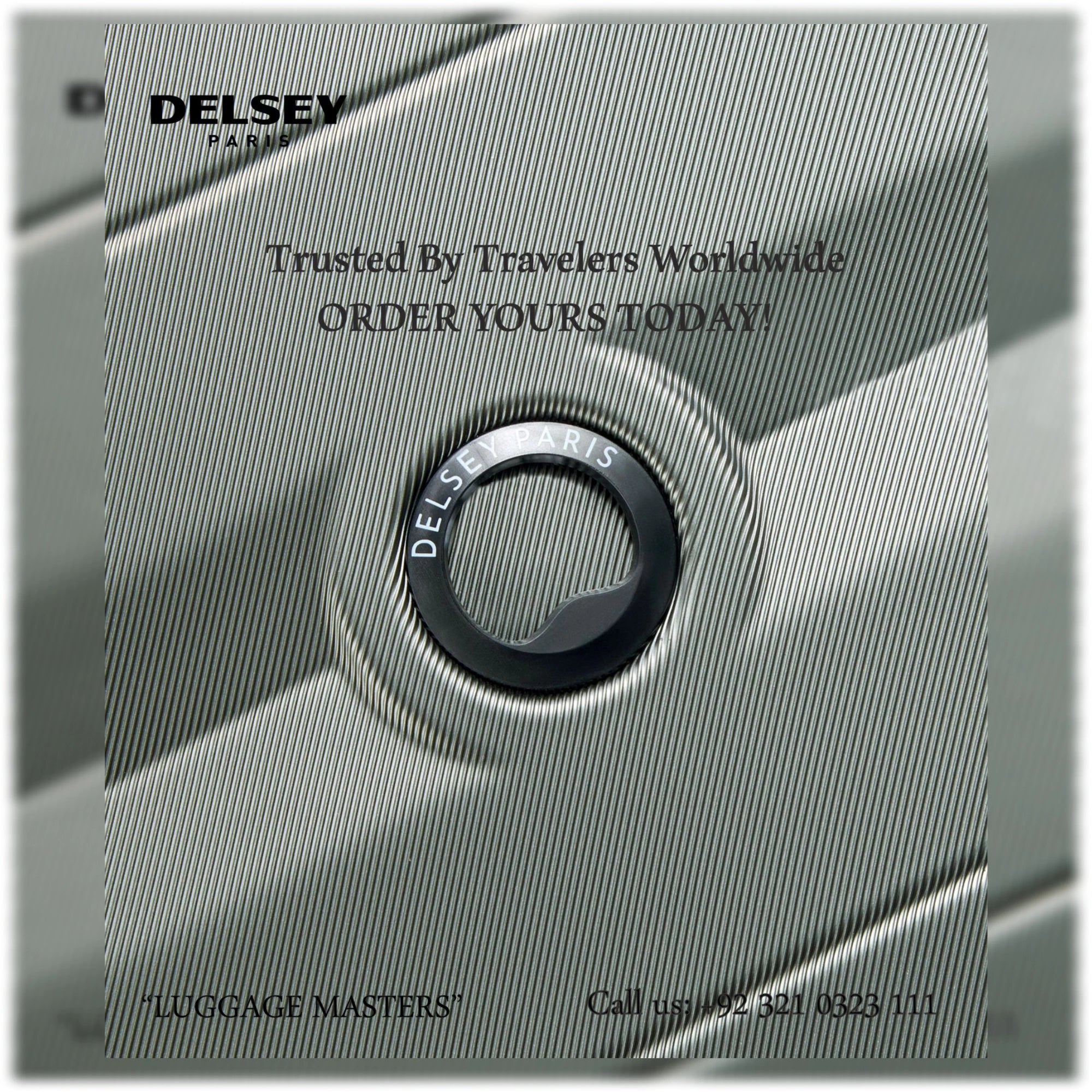 Premium DELSEY Comete Plus Iguana Green Hard Shell Luggage – 20″/24″/28″ Suitcase