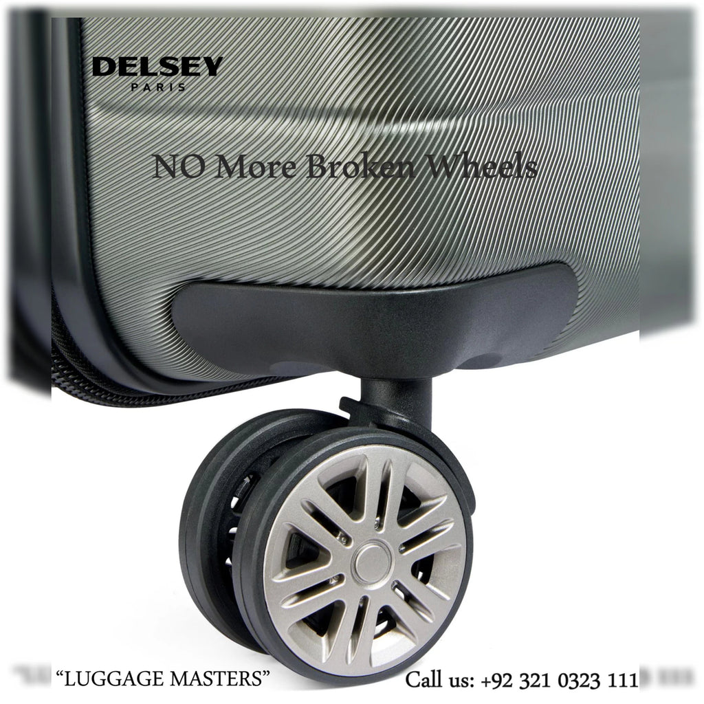 Premium DELSEY Comete Plus Iguana Green Hard Shell Luggage – 20″/24″/28″ Suitcase