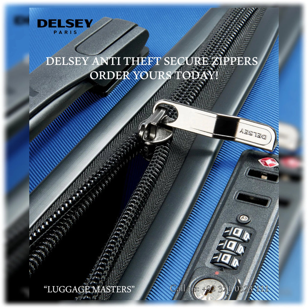 Premium DELSEY Comete Plus Blue Hard Shell Luggage – 20″/24″/28″ Suitcase