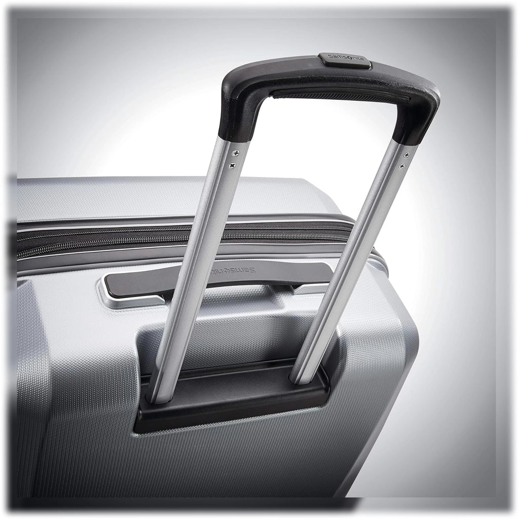 Samsonite Winfield 3 DLX Silver Hardside Luggage – 100% Polycarbonate Scratch-Resistant Suitcase