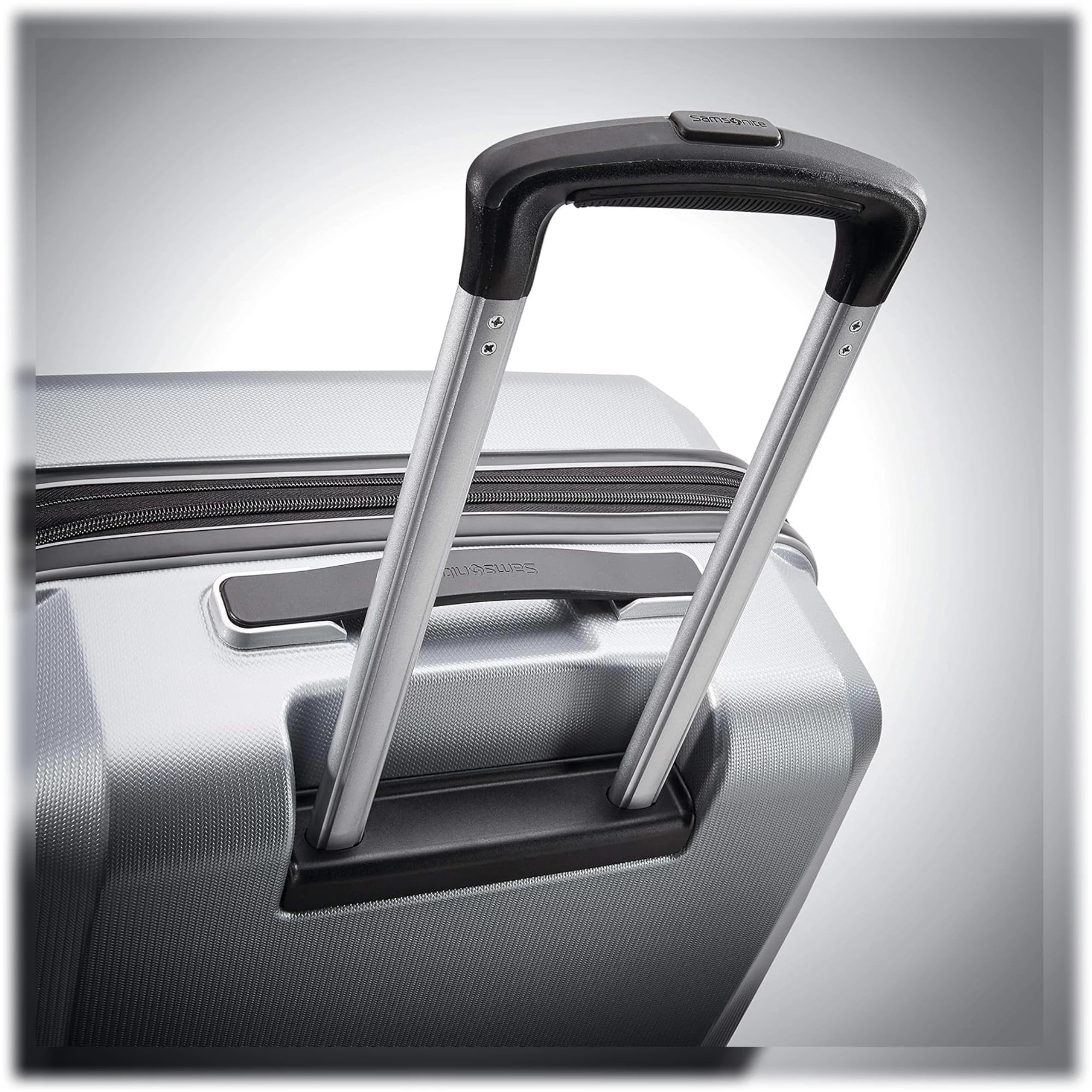Samsonite Winfield 3 DLX Silver Hardside Luggage – 100% Polycarbonate Scratch-Resistant Suitcase