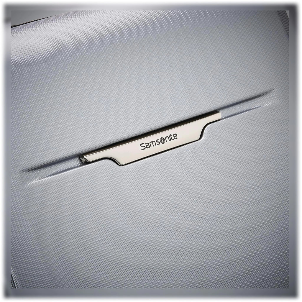 Samsonite Winfield 3 DLX Silver Hardside Luggage – 100% Polycarbonate Scratch-Resistant Suitcase