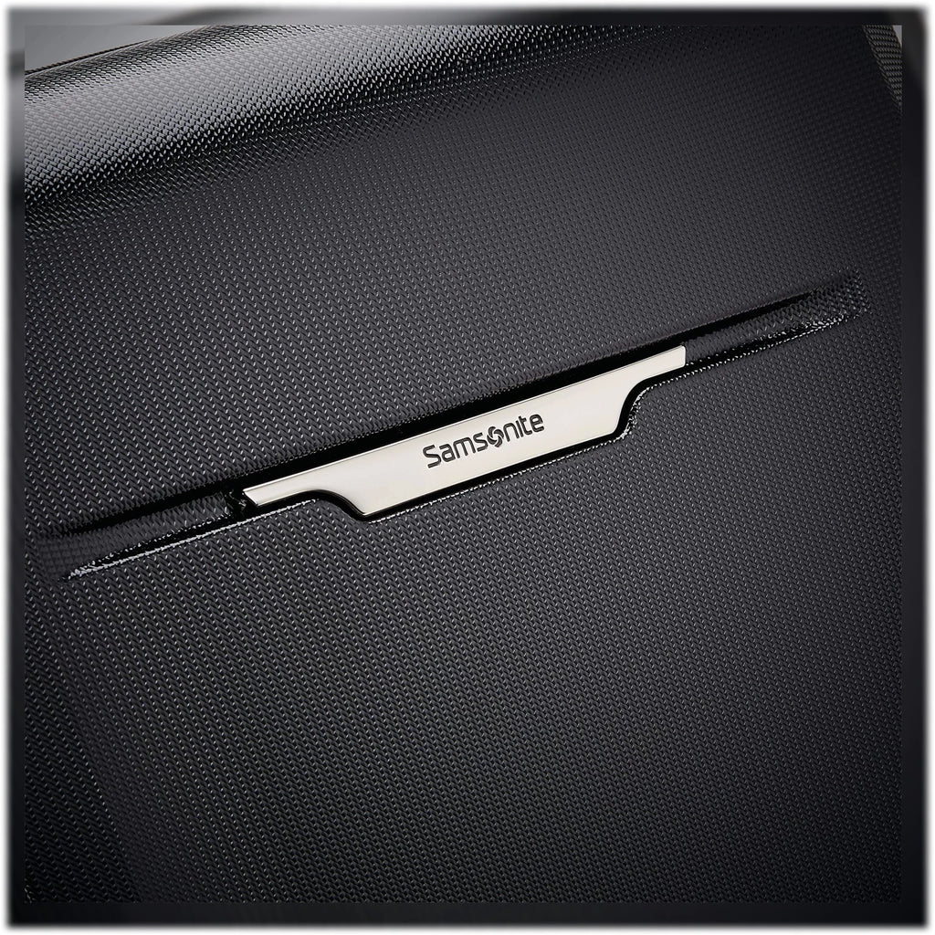 Samsonite Winfield 3 DLX Black Hardside Luggage – 100% Polycarbonate Scratch-Resistant Suitcase