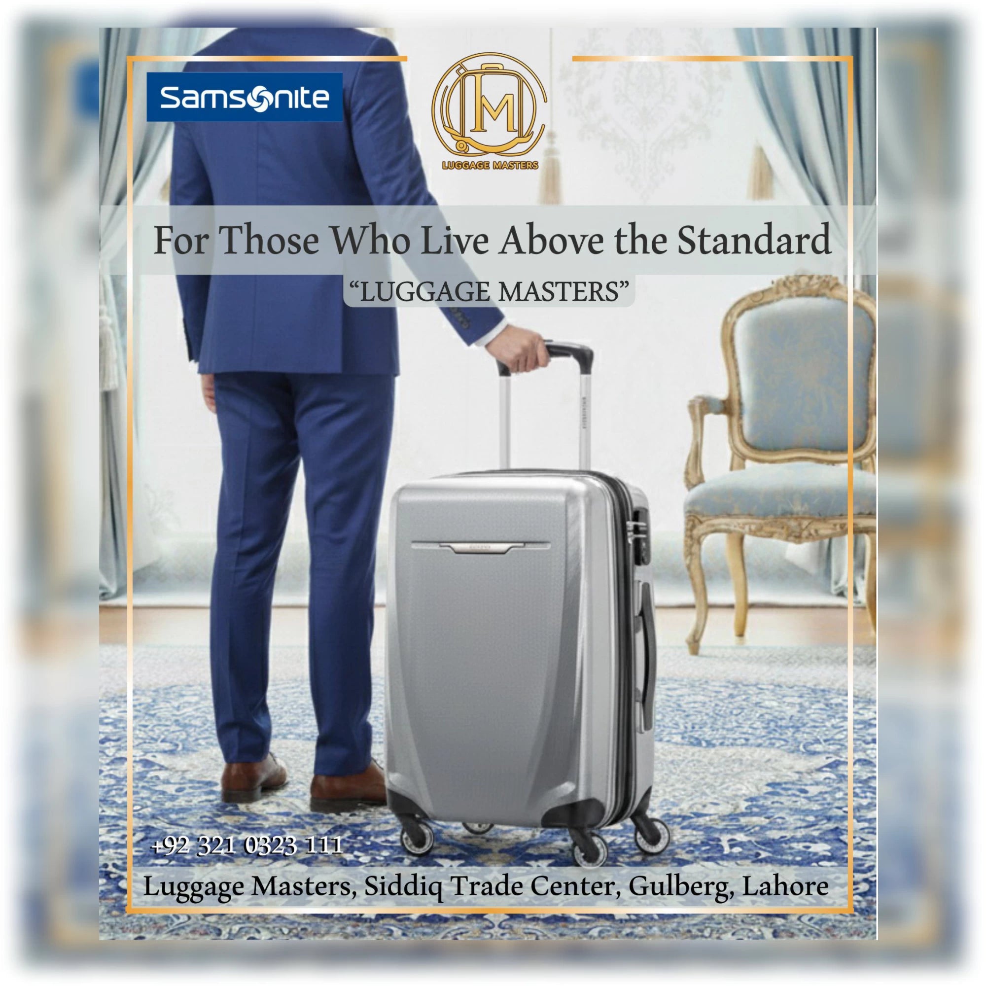Samsonite Winfield 3 DLX Silver Hardside Luggage – 100% Polycarbonate Scratch-Resistant Suitcase